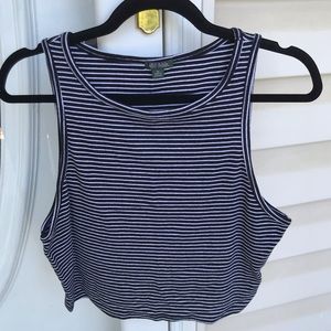Wild Fable Cropped Striped Tank